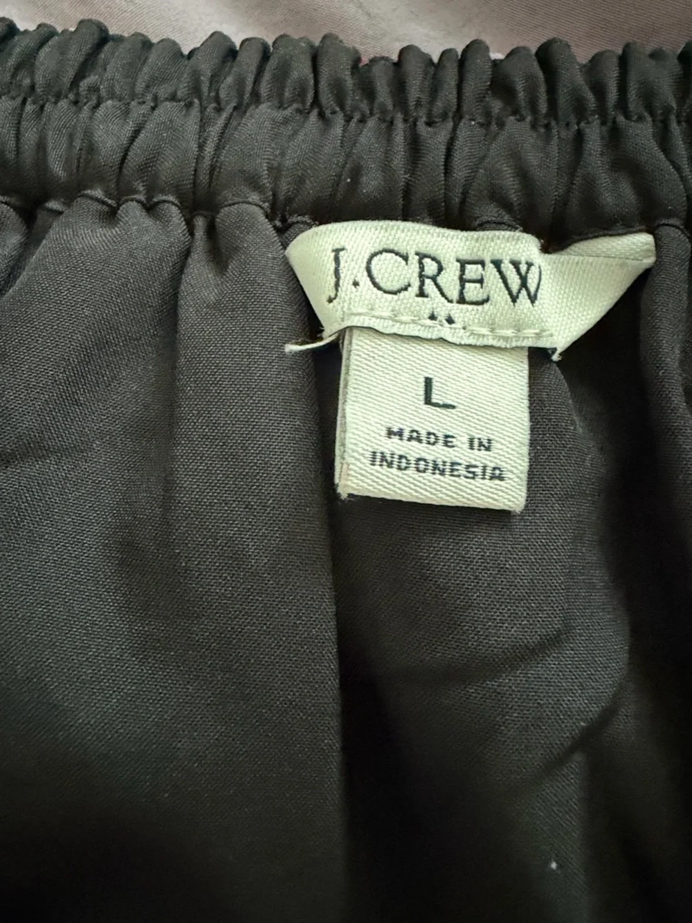 J. Crew Factory Pink and Black Floral A-line Midi Skirt - Picture 7 of 9